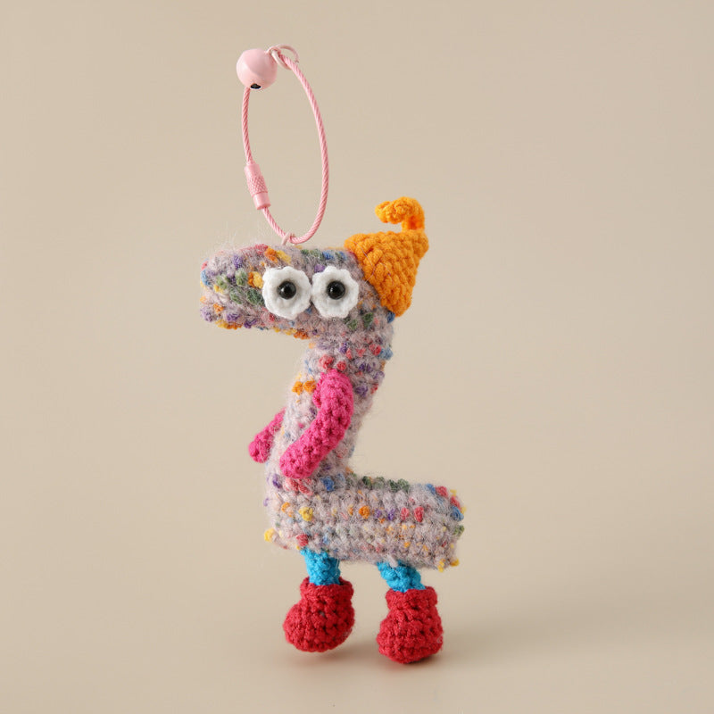 Fait main - Œil crocheté - Vase à motifs - Étui à briquet de style - Mini sac collier pour les essentiels du quotidien