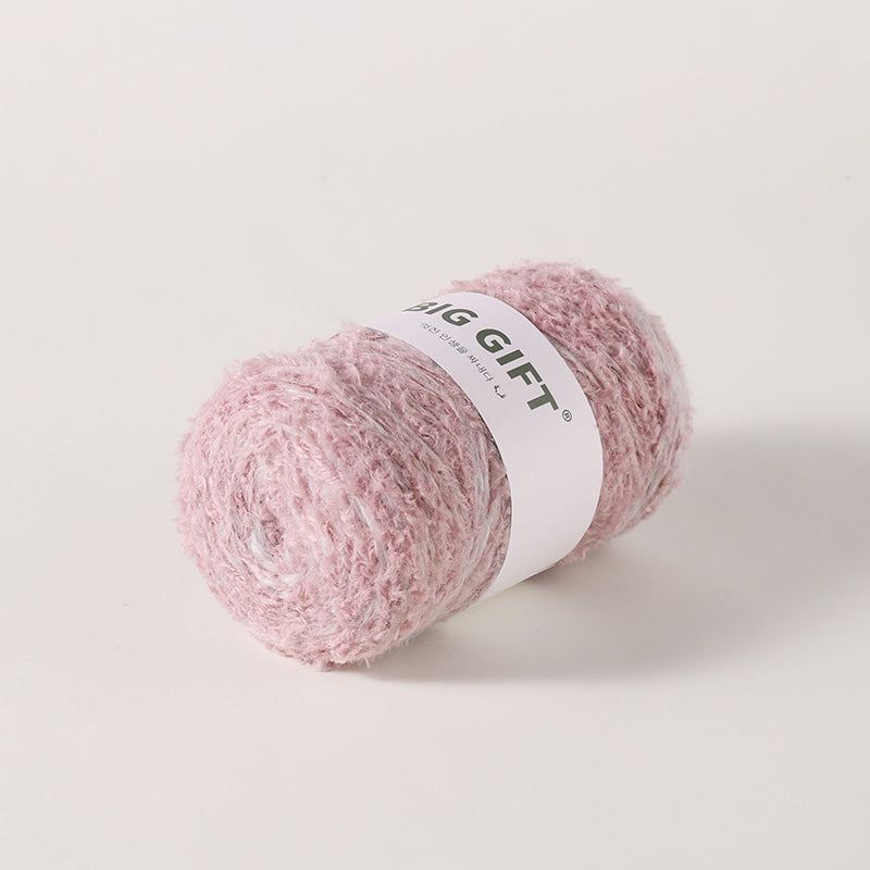 Soft pink artisan wool blend for crochet skein perfect for handmade accessories
