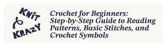 Guide on how to read crochet patterns with basic stitches and crochet symbols for beginners
