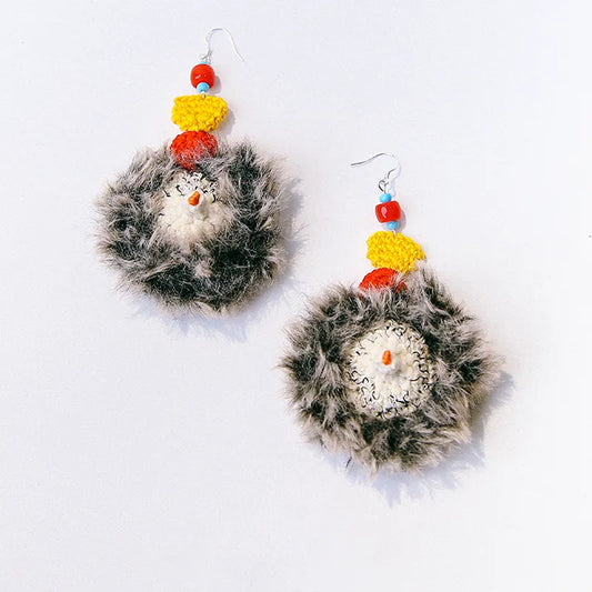 Handmade Hedgehog Keychain - Cozy Cute Accessory