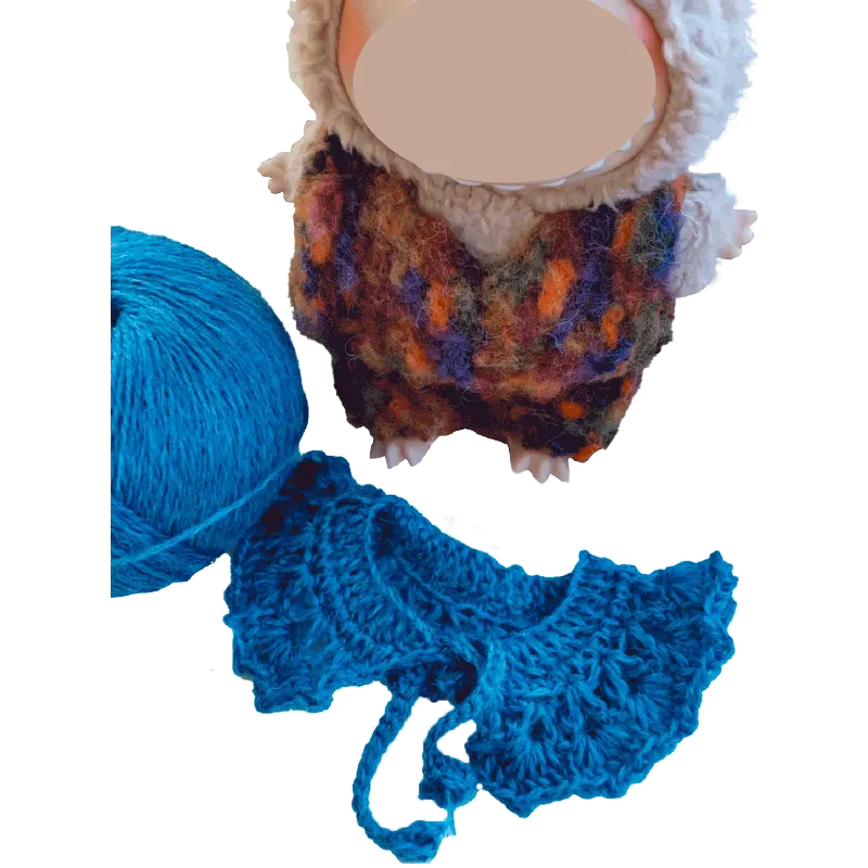 FREE｜ Crochet Collar and Hat Pattern for Plush Dolls