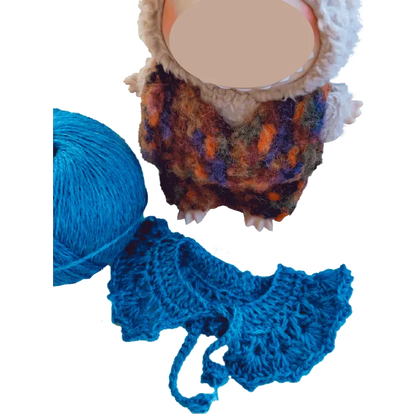 FREE｜ Crochet Collar and Hat Pattern for Plush Dolls