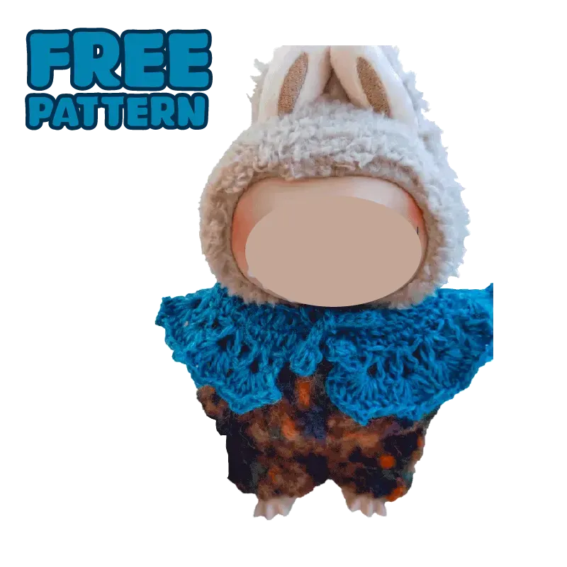 FREE｜ Crochet Collar and Hat Pattern for Plush Dolls