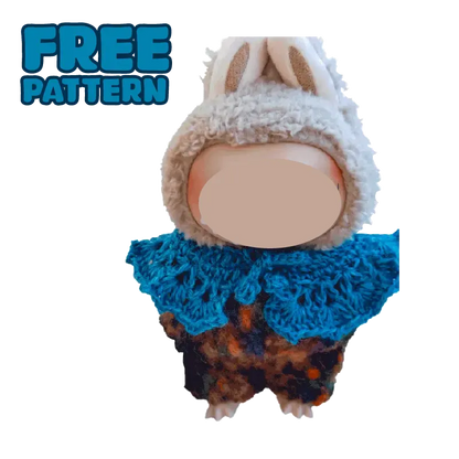 FREE｜ Crochet Collar and Hat Pattern for Plush Dolls