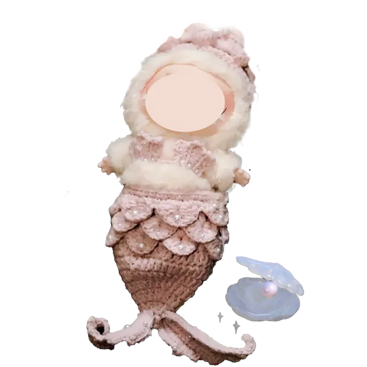 Mermaid Crochet Doll Outfit Pattern | Digital Download