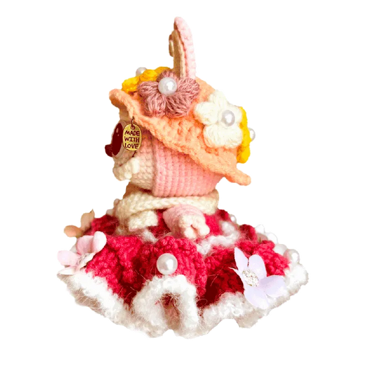 Charming Princess-Themed Crochet Doll Outfit Pattern – Fits Small Plush Dolls